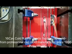 16 حفره 2 قطعات مونتاژ 32mm flip cap تا قسمت در رانر سرد