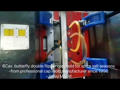 45mm تزریق قالب بندی دو فلاپر کلاه 8جفت برای بطری فلفل